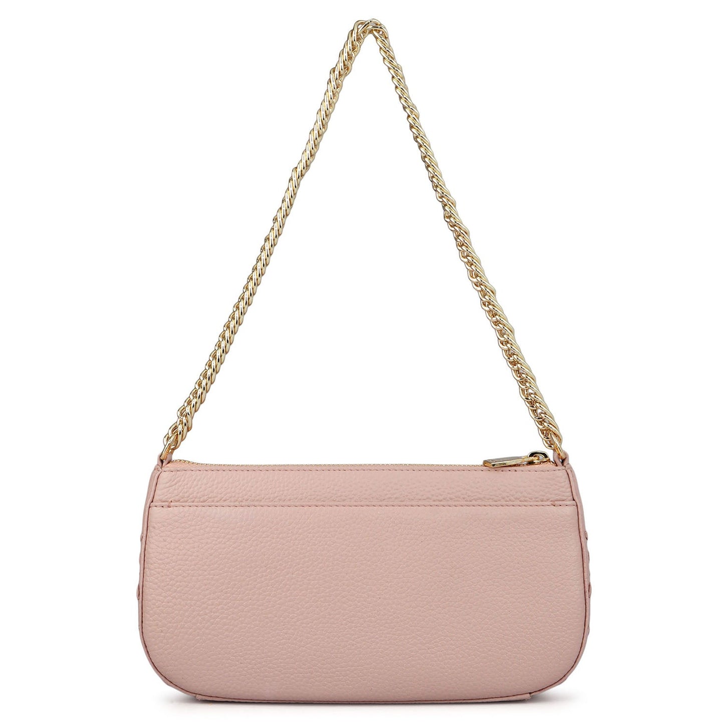 Serena Bunti Wax Leather Baguette - Feather