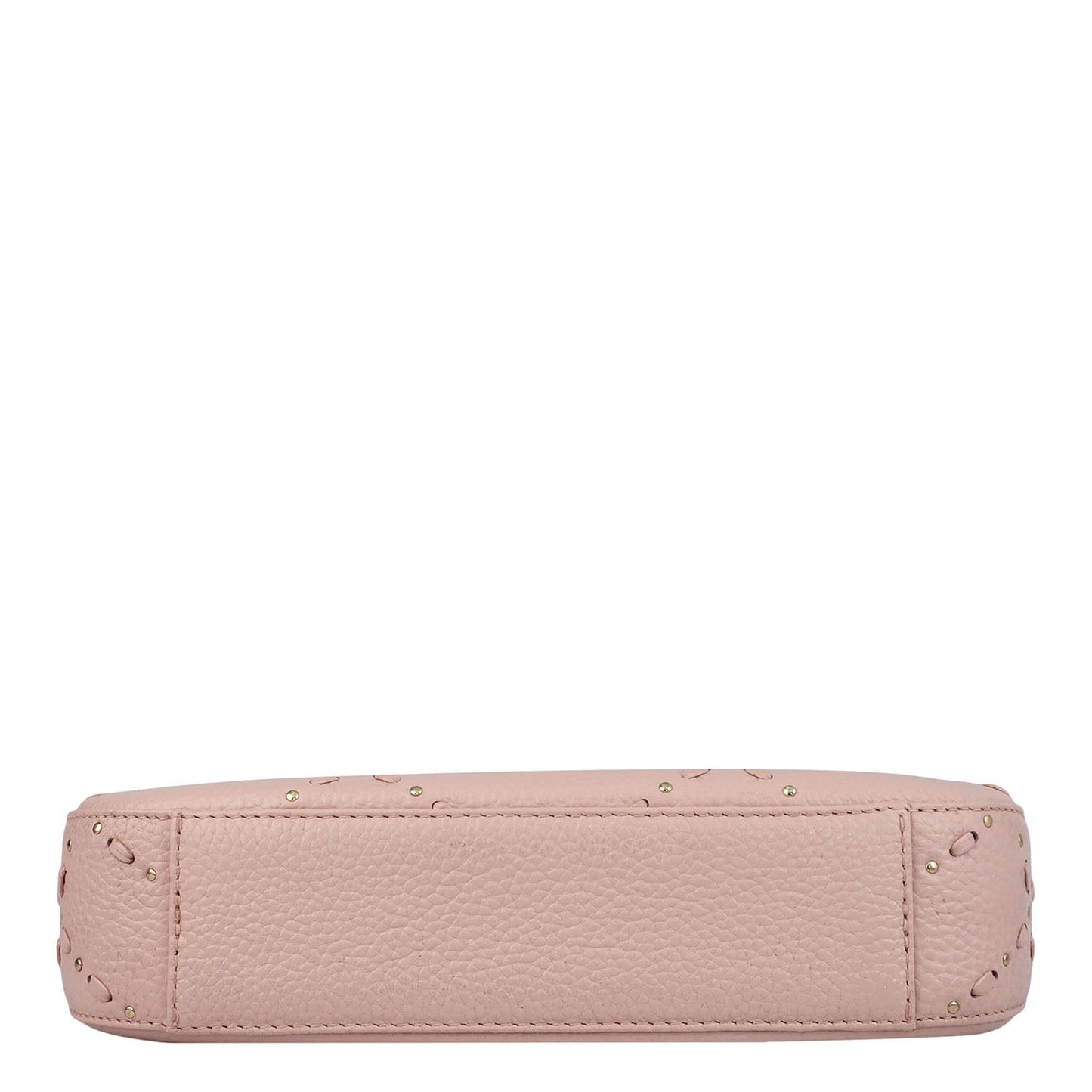 Serena Bunti Wax Leather Baguette - Feather