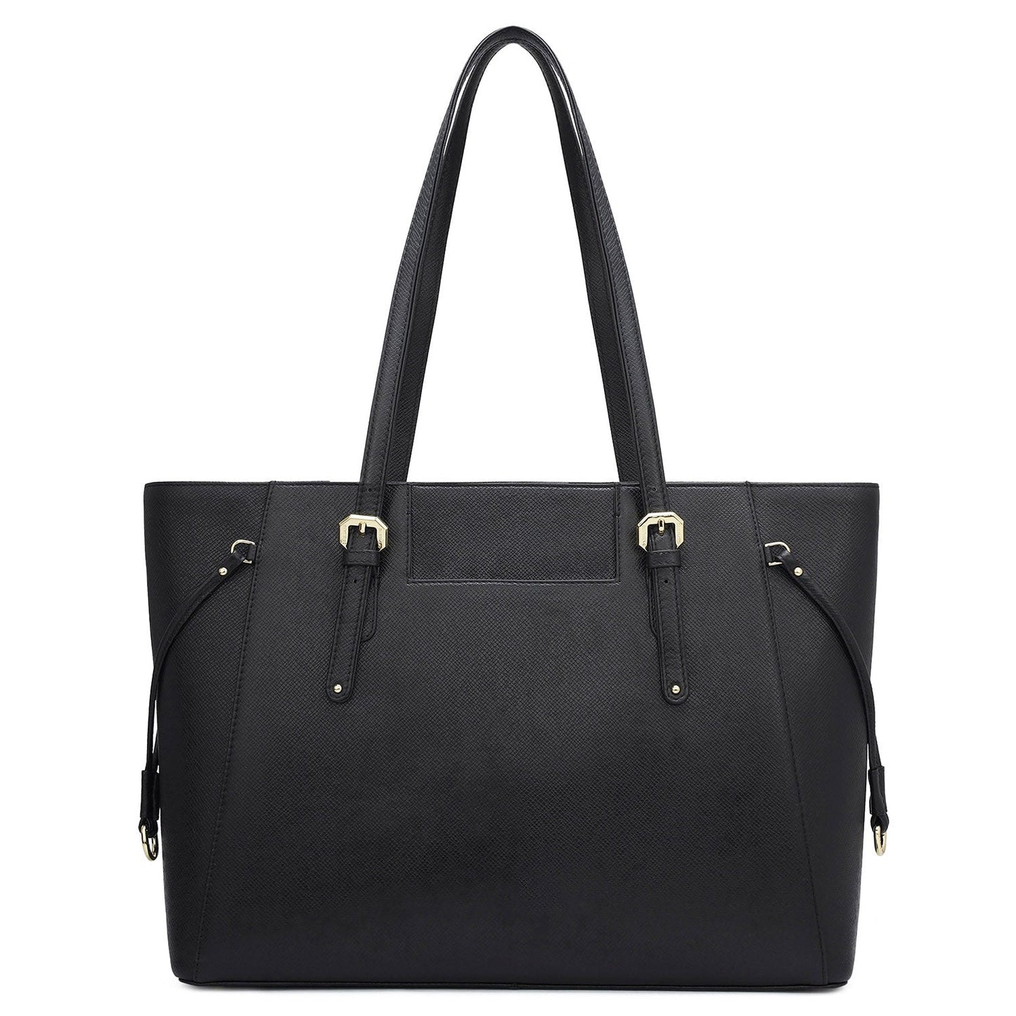 Franzy Leather Tote - Black