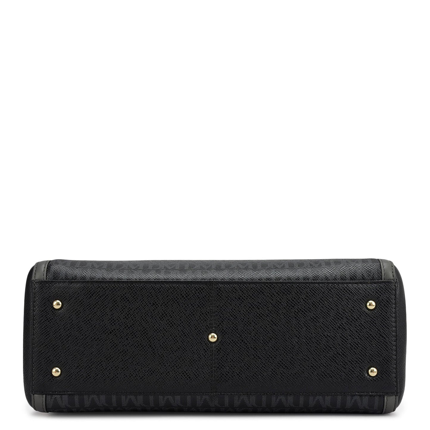 Medium Monogram Franzy Leather Satchel - Black