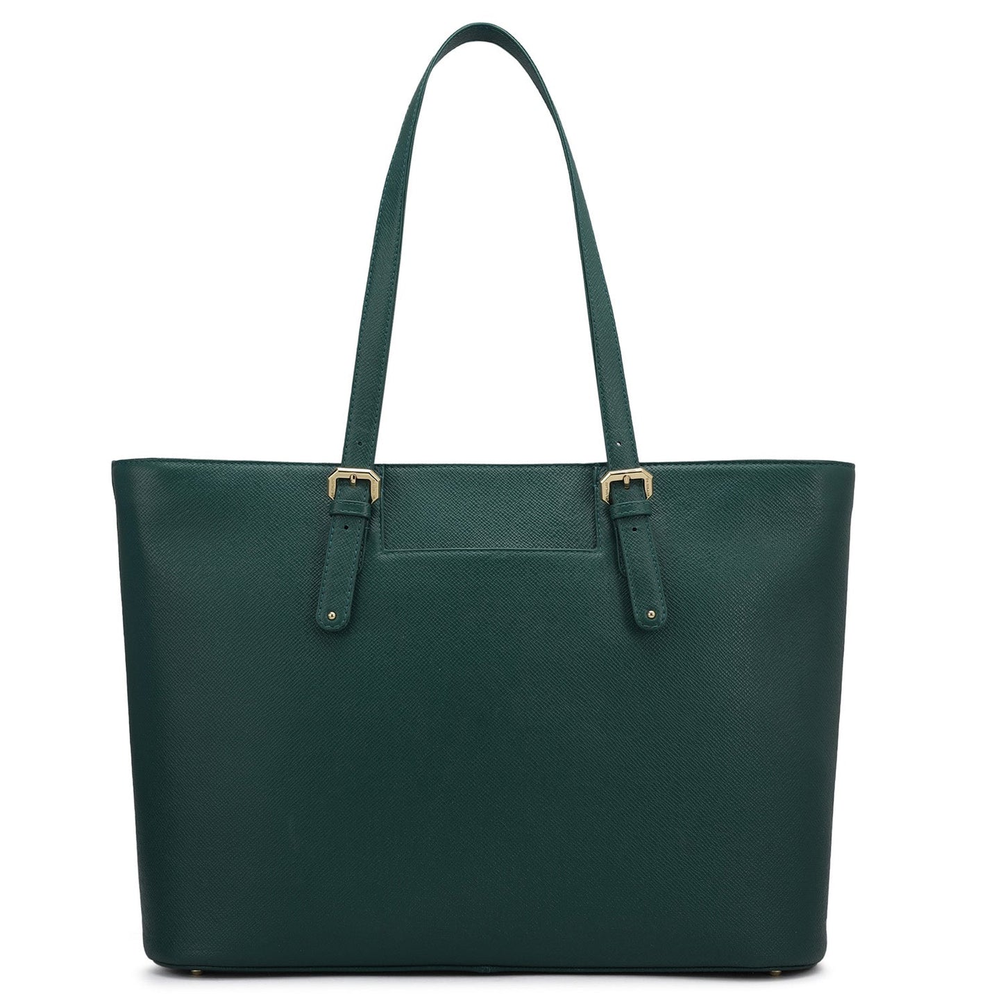 Large Franzy Leather Tote - Forest