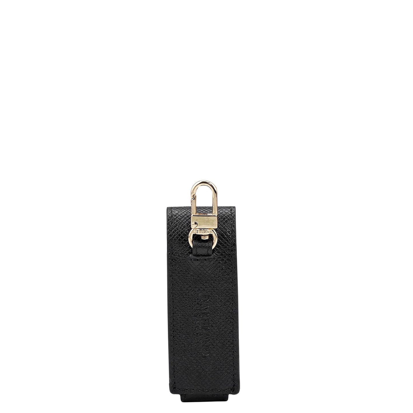 Franzy Leather Lipstick Case - Black