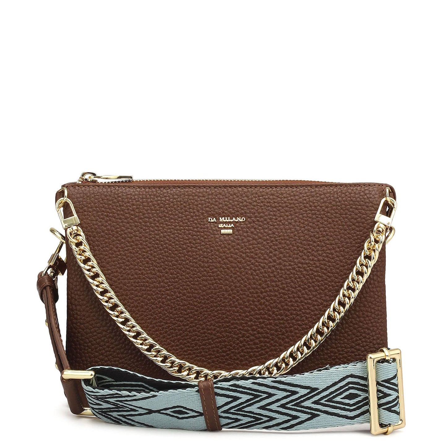 Small Wax Leather Sling - Espresso