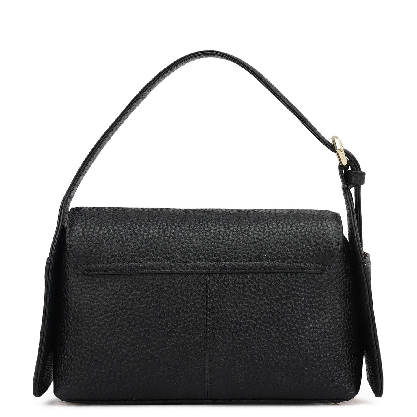 Small Wax Leather Sling - Black