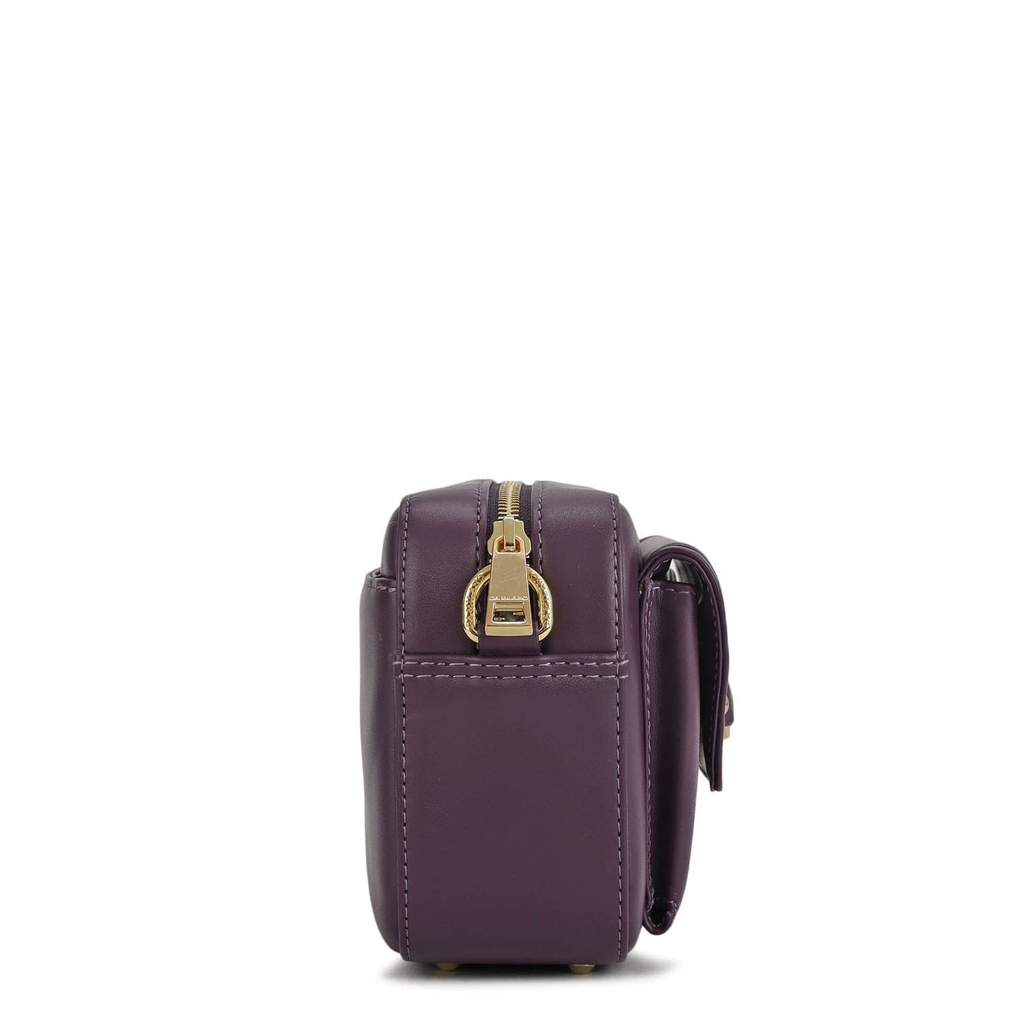 Mini Plain Leather Sling - Grapevine
