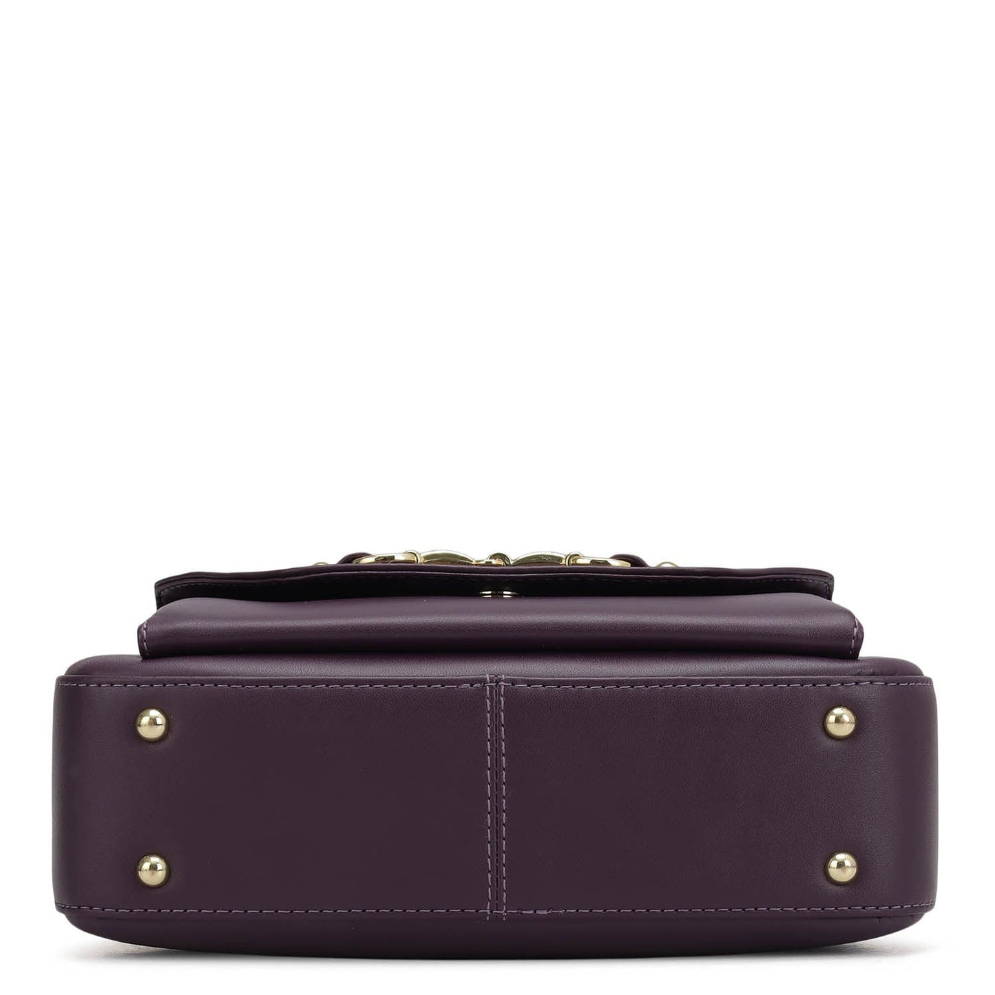 Mini Plain Leather Sling - Grapevine