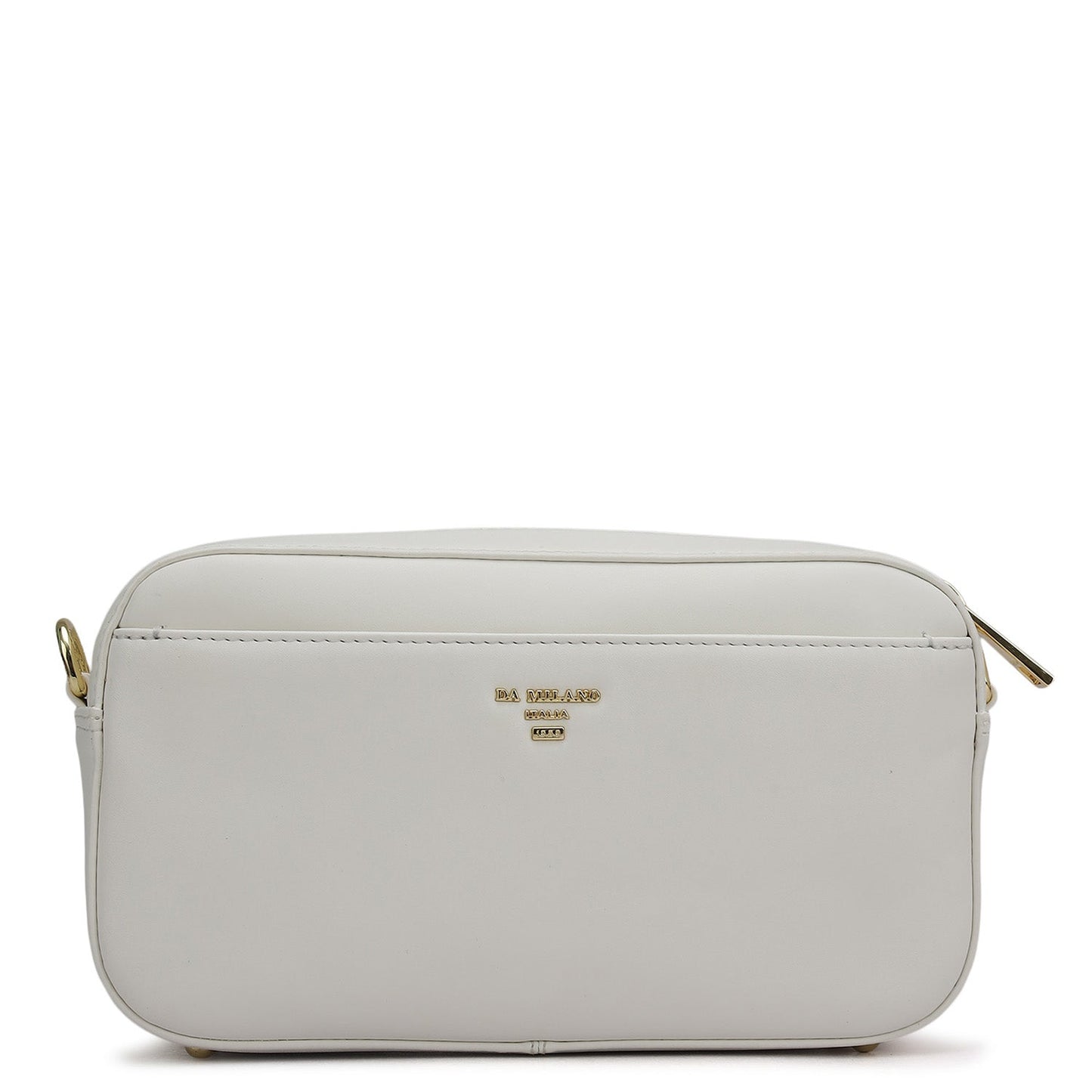 Mini Plain Leather Sling - Snow