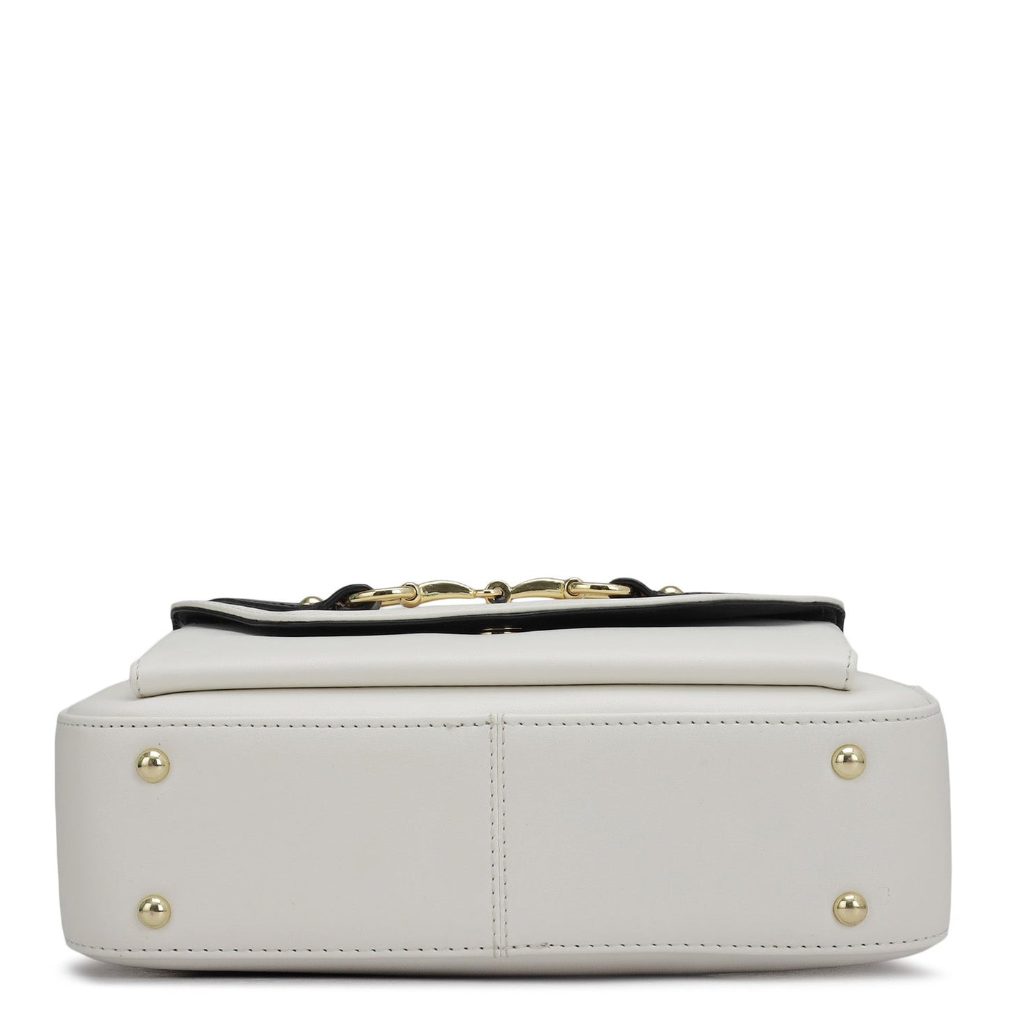 Mini Plain Leather Sling - Snow
