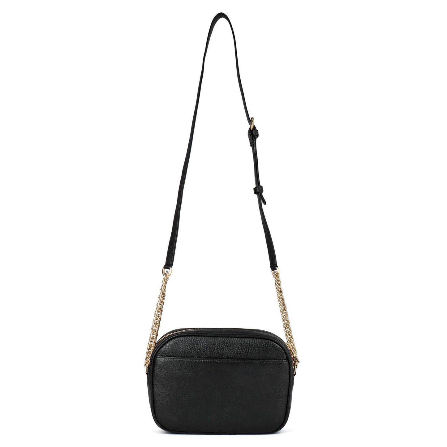 Serena Bunti Wax Leather Sling - Black