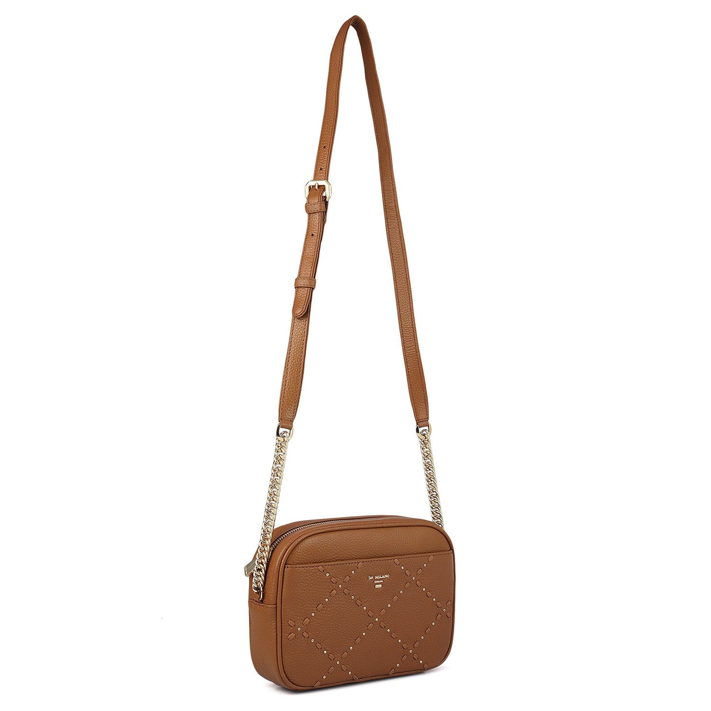 Serena Bunti Wax Leather Sling - Caramel