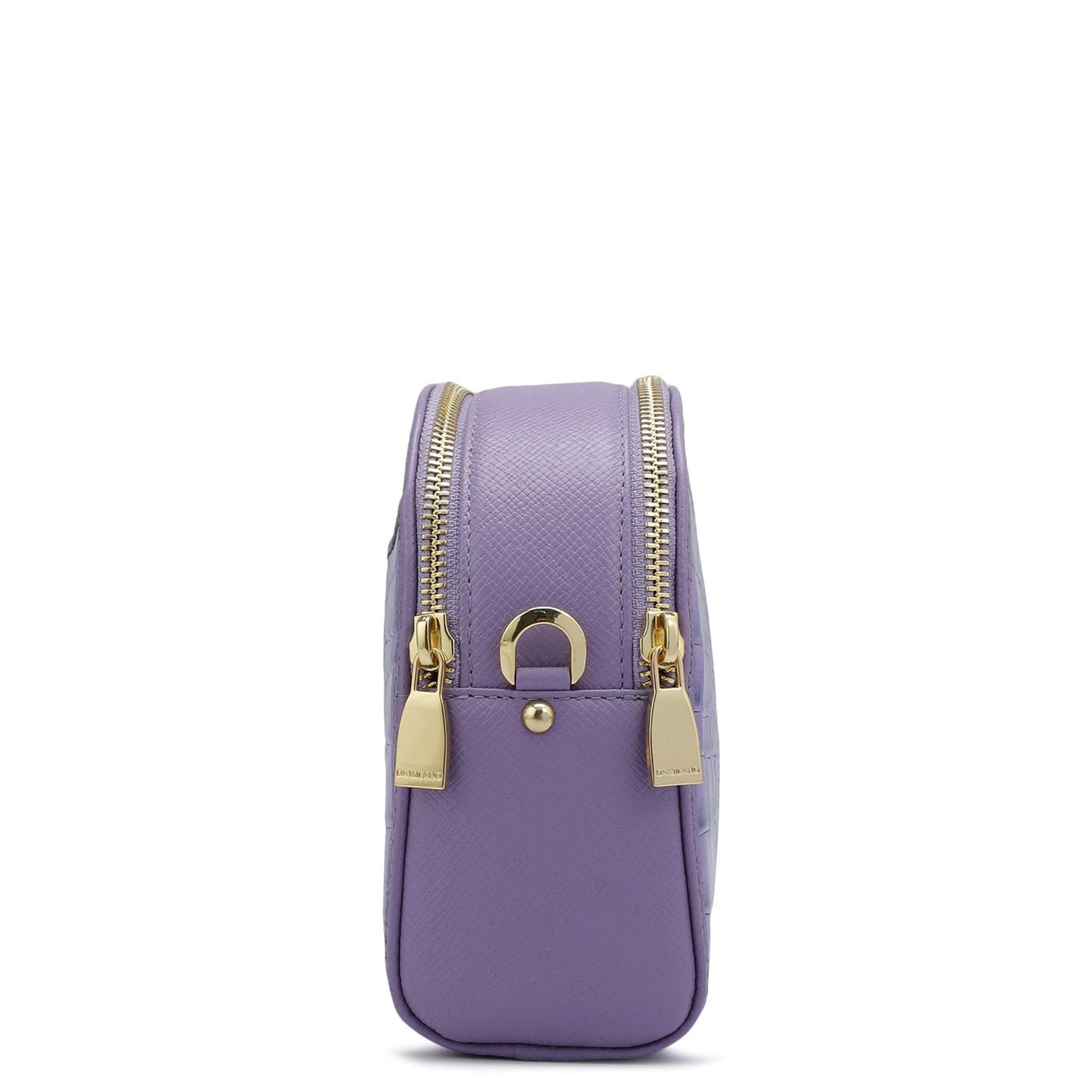 Small Croco Franzy Leather Sling - Purple Haze