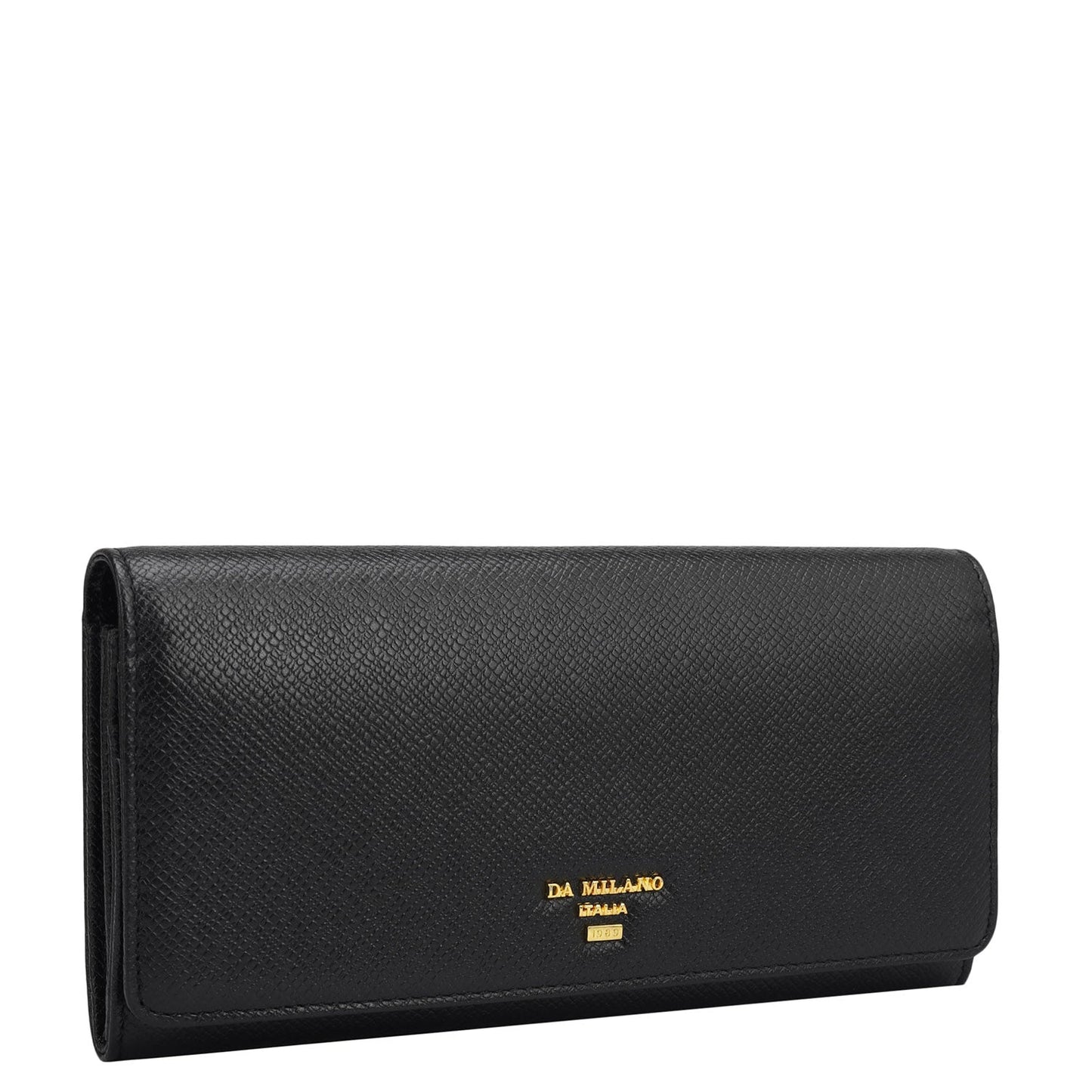 Franzy Leather Ladies Wallet - Black