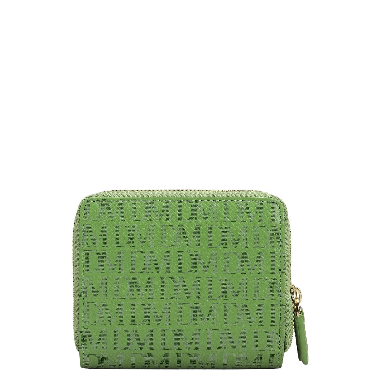 Monogram Leather Ladies Wallet - Kiwi