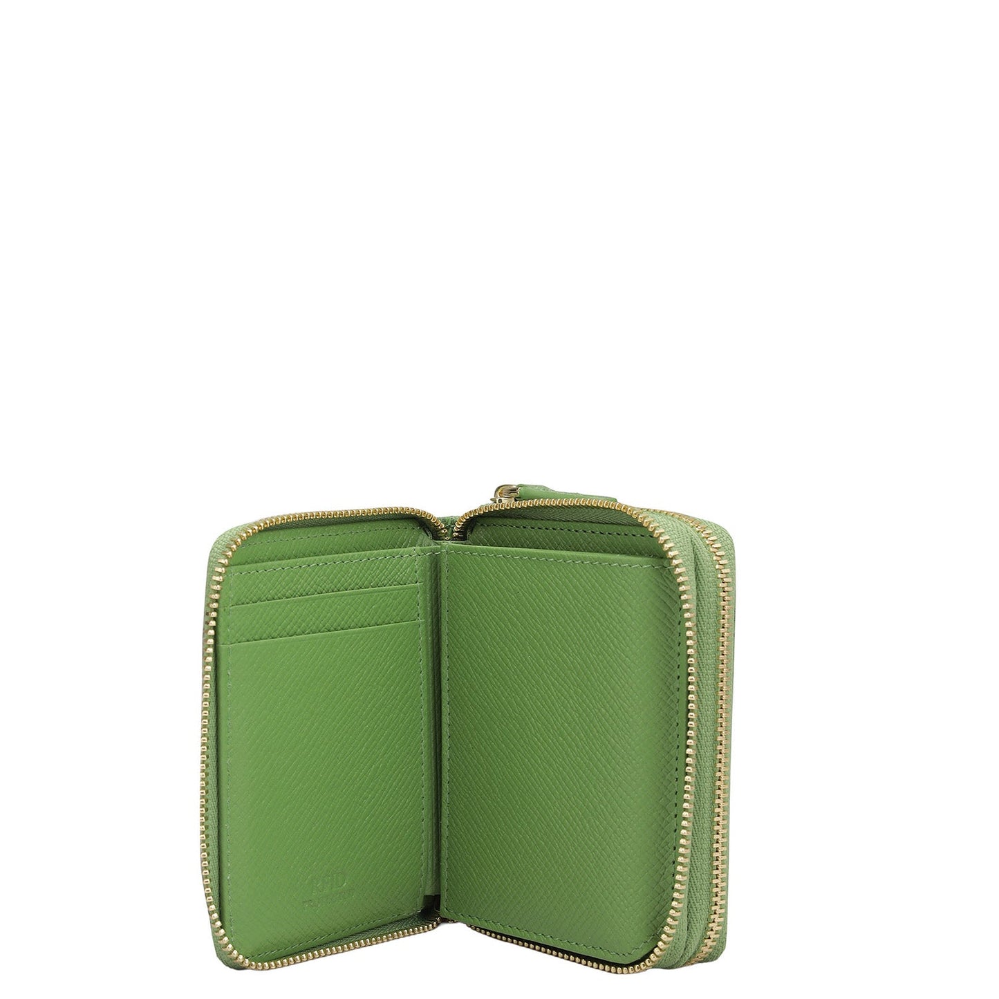 Monogram Leather Ladies Wallet - Kiwi