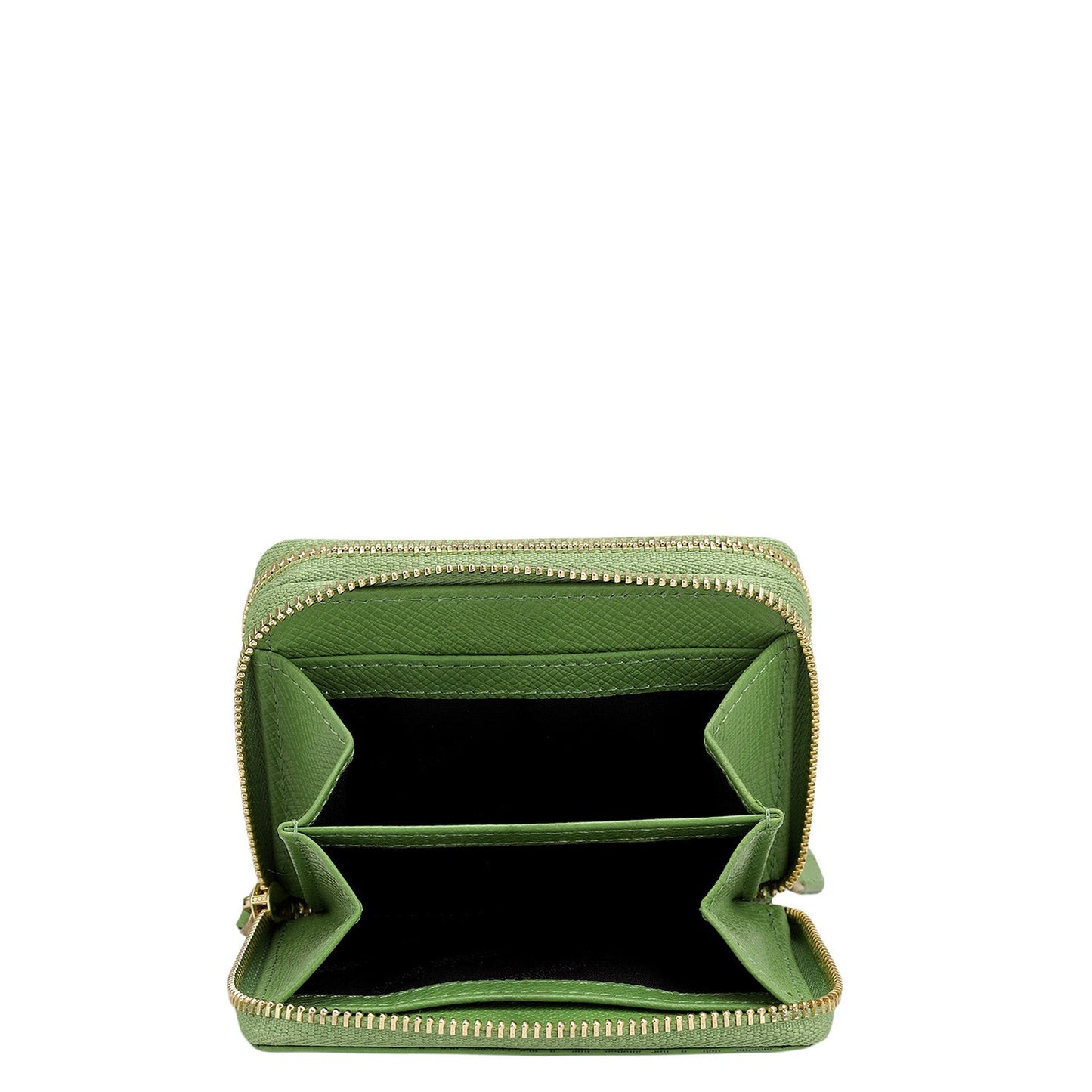 Monogram Leather Ladies Wallet - Kiwi