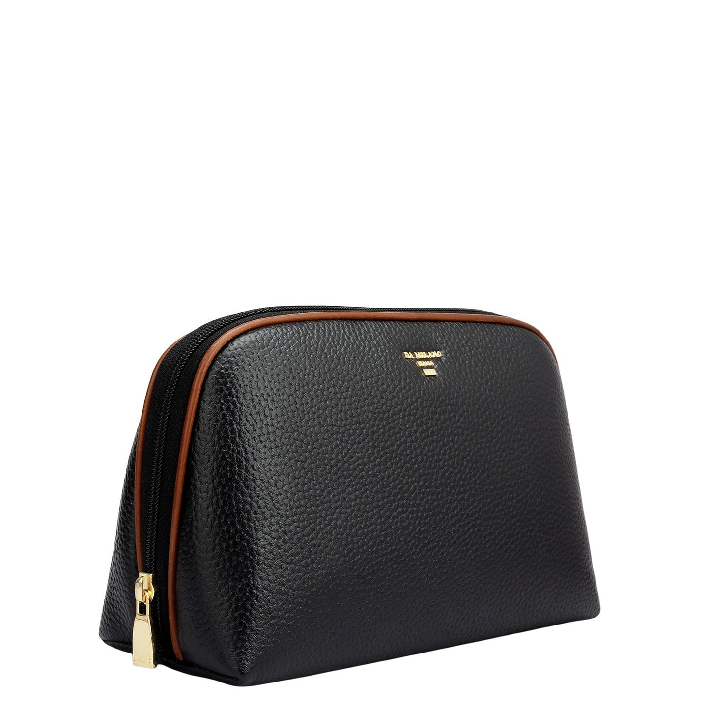Wax Leather Multi Pouch - Black
