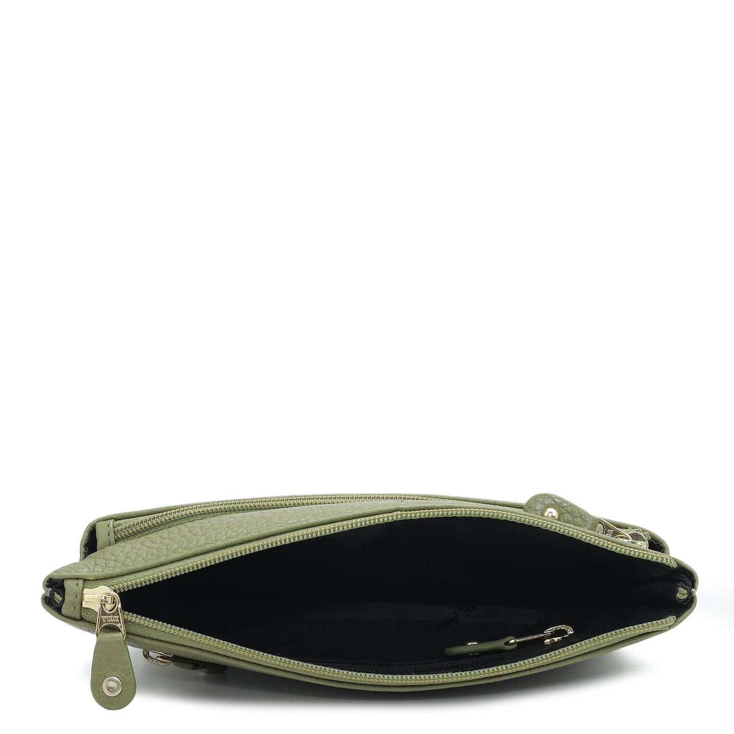 Wax Leather Multi Pouch - Fern