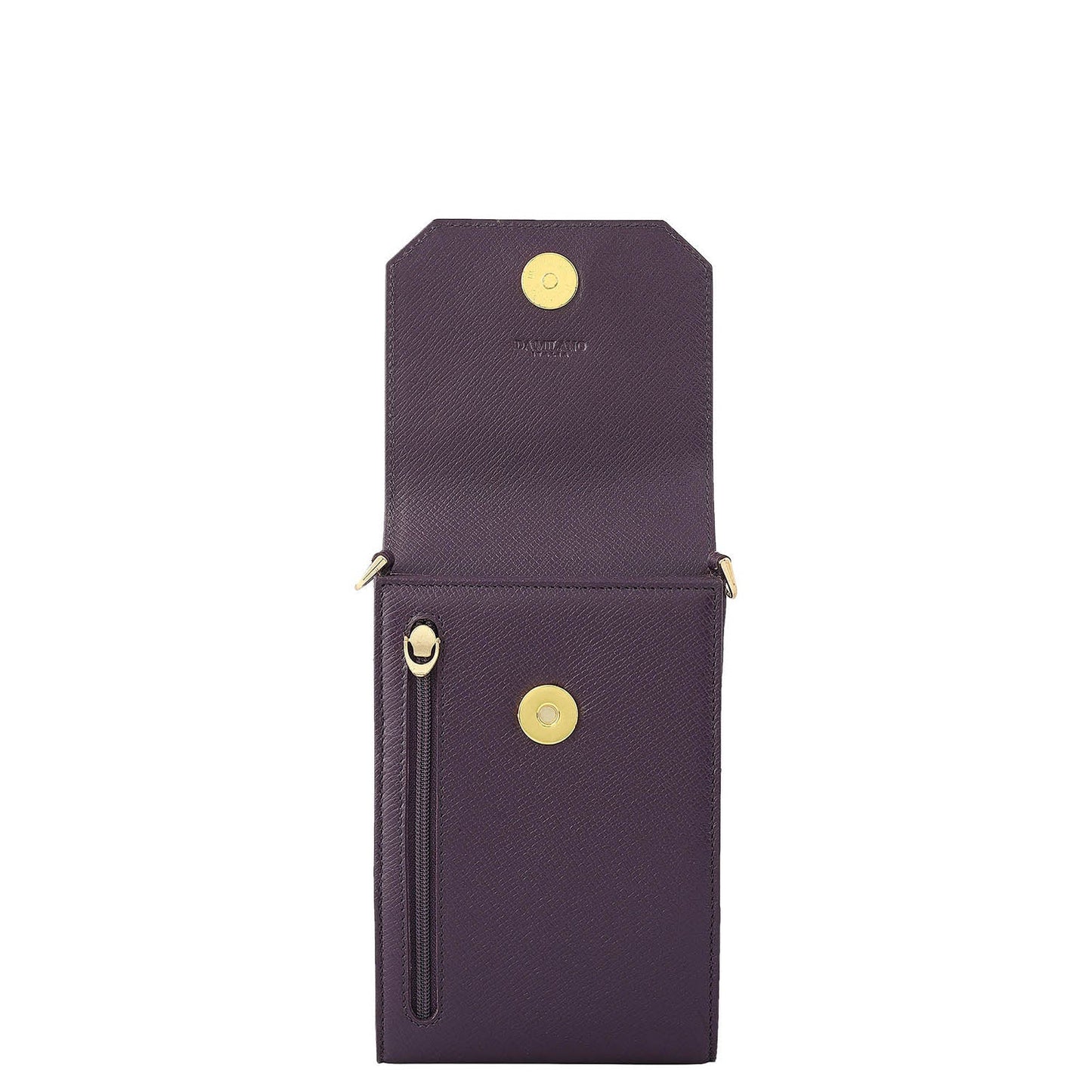 Franzy Leather Crossbody - Grapevine