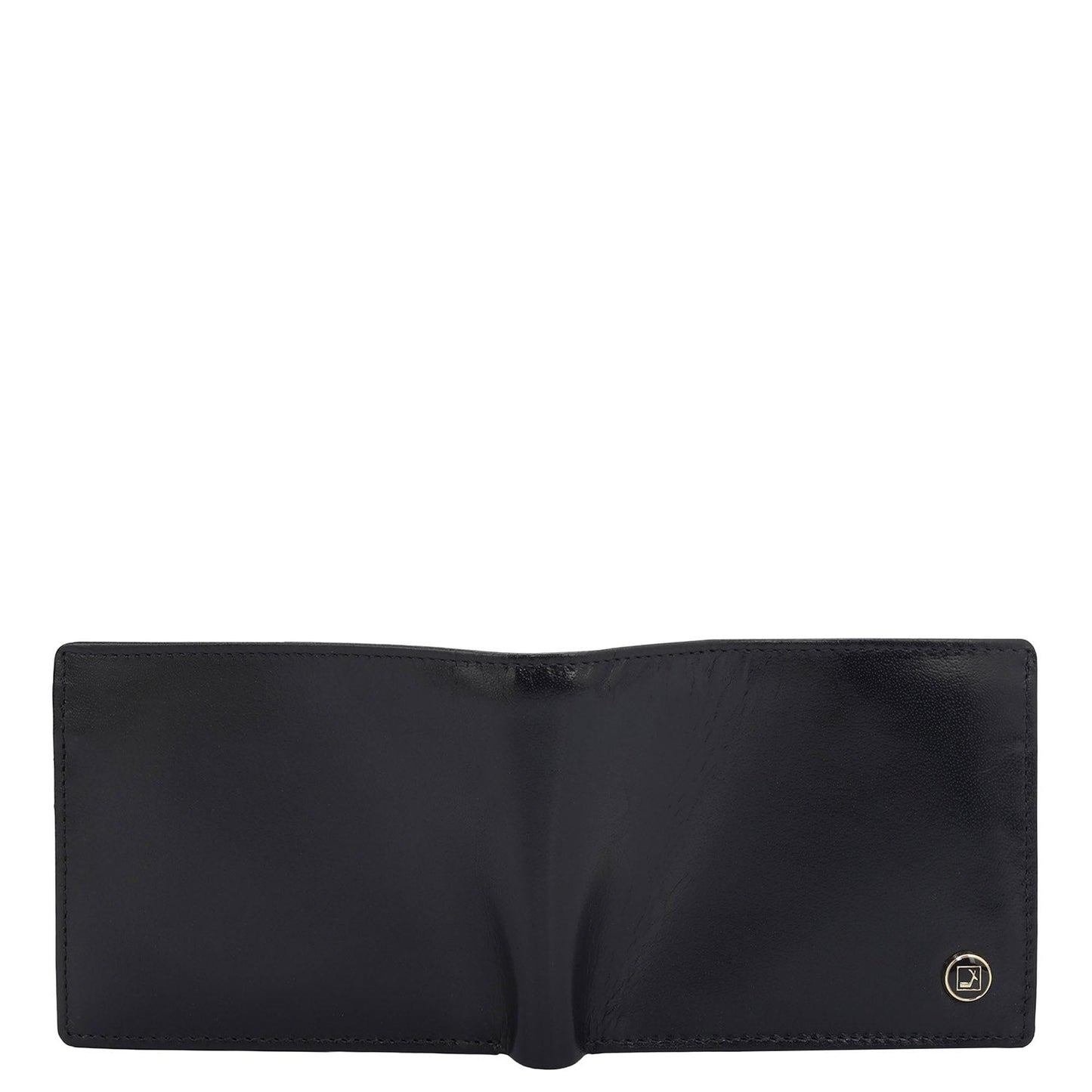 Black Bifold Leather Mens Wallet
