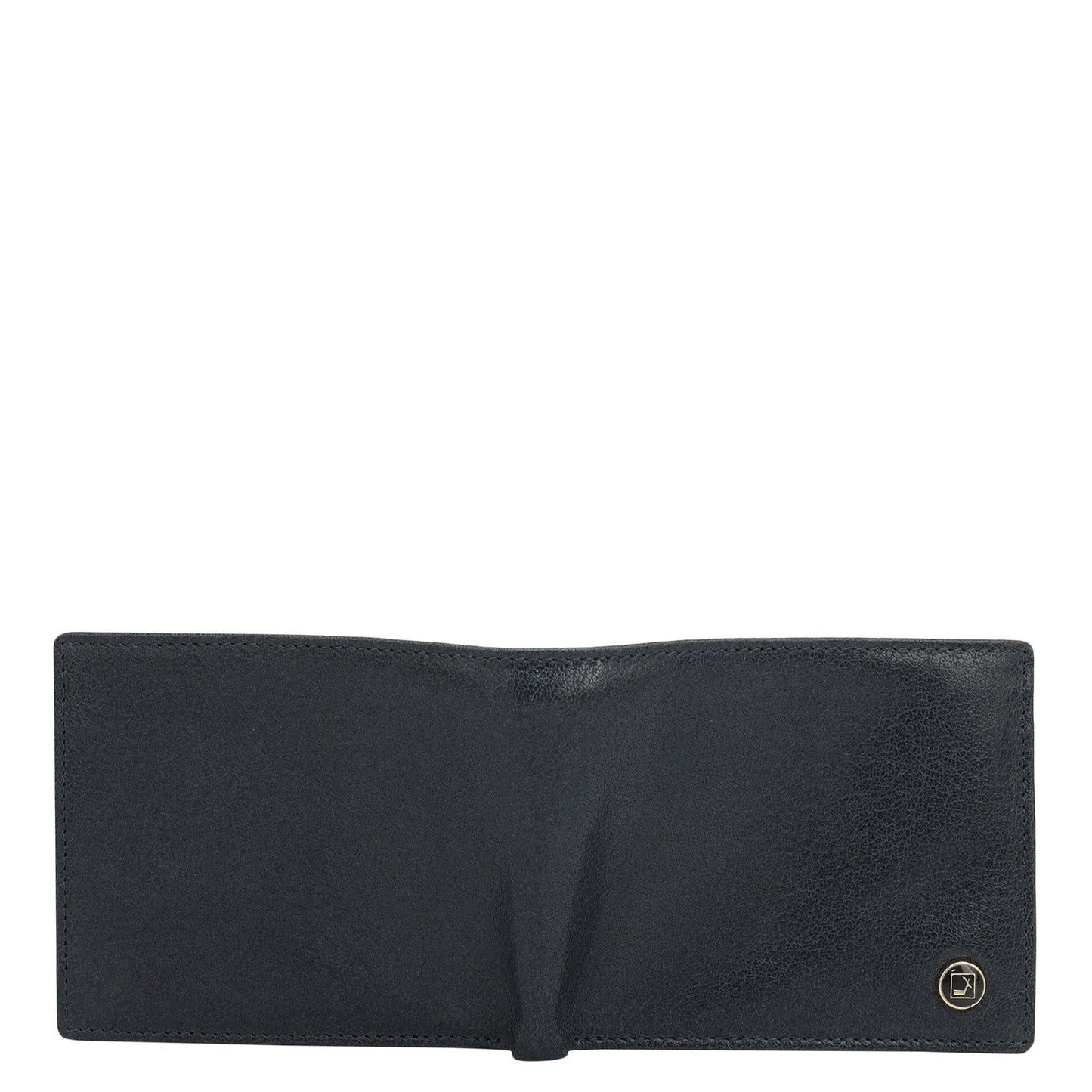 Navy Bifold Leather Mens Wallet