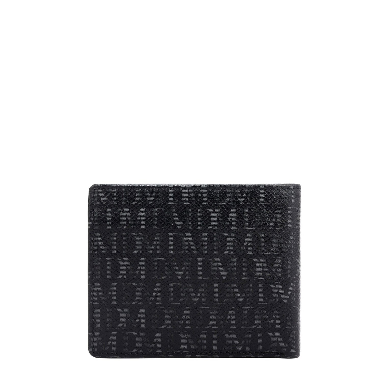Black Bifold Leather Mens Wallet