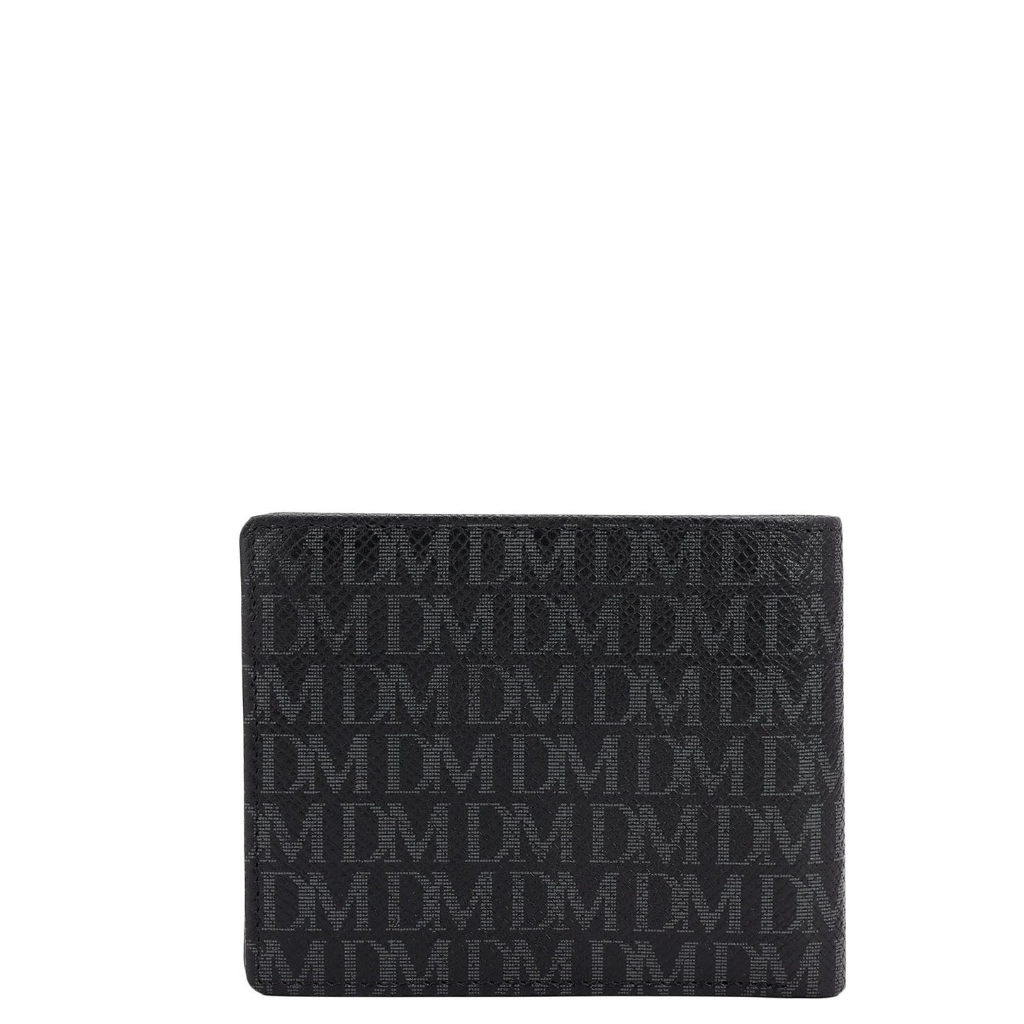Black Bifold Leather Mens Wallet