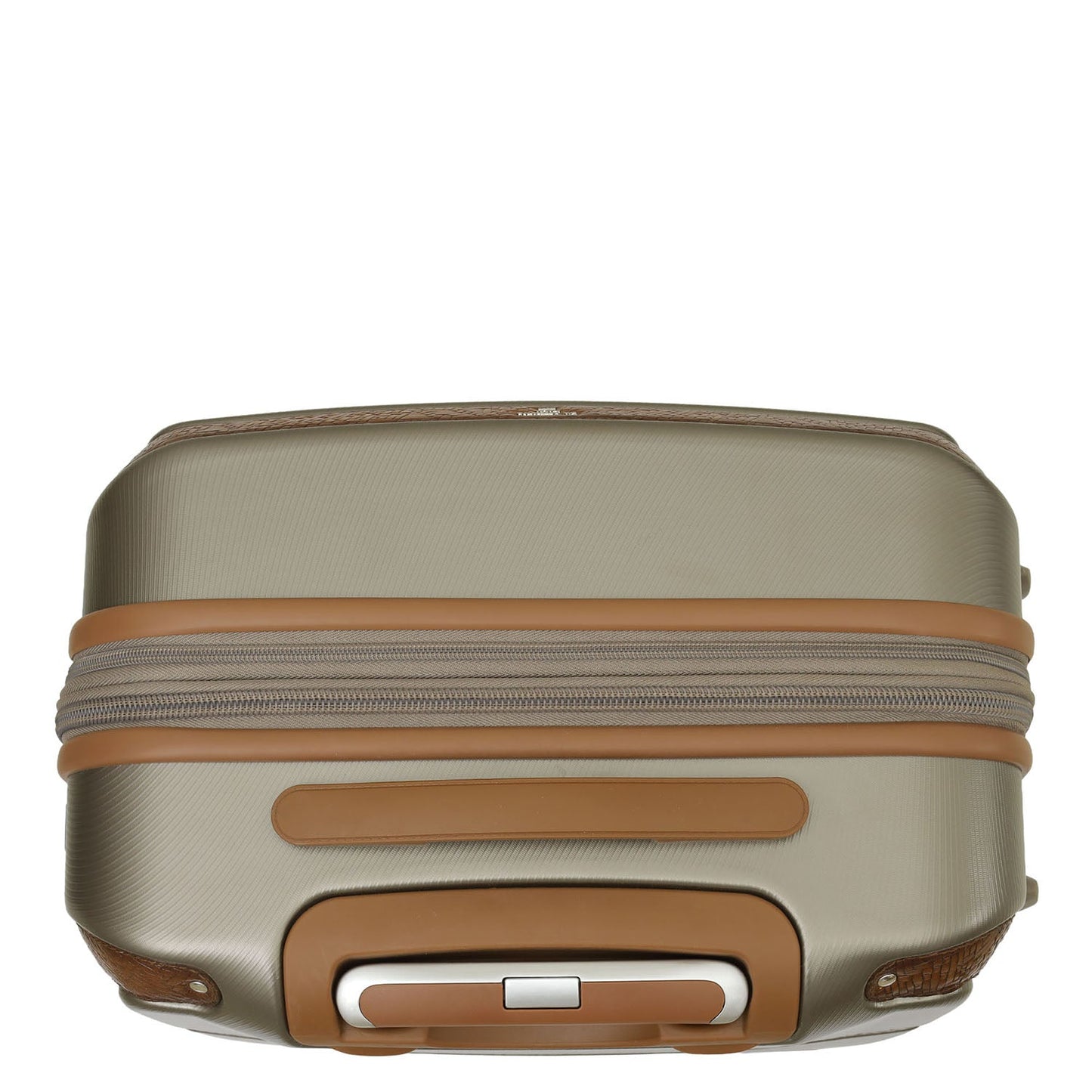 Emboss Leather Trolley(Medium) - Champagne & Cognac