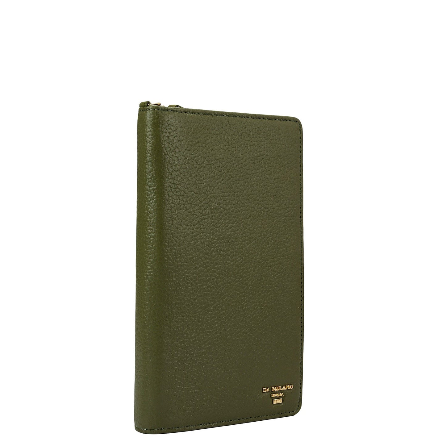 Wax Leather Passport Case - Fern
