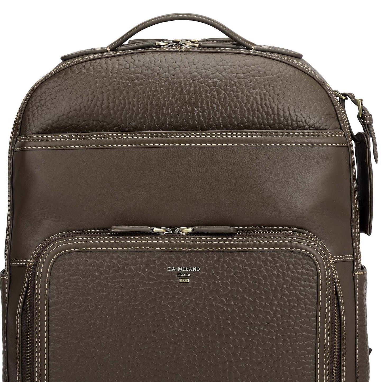 Bub Leather Backpack - Taupe