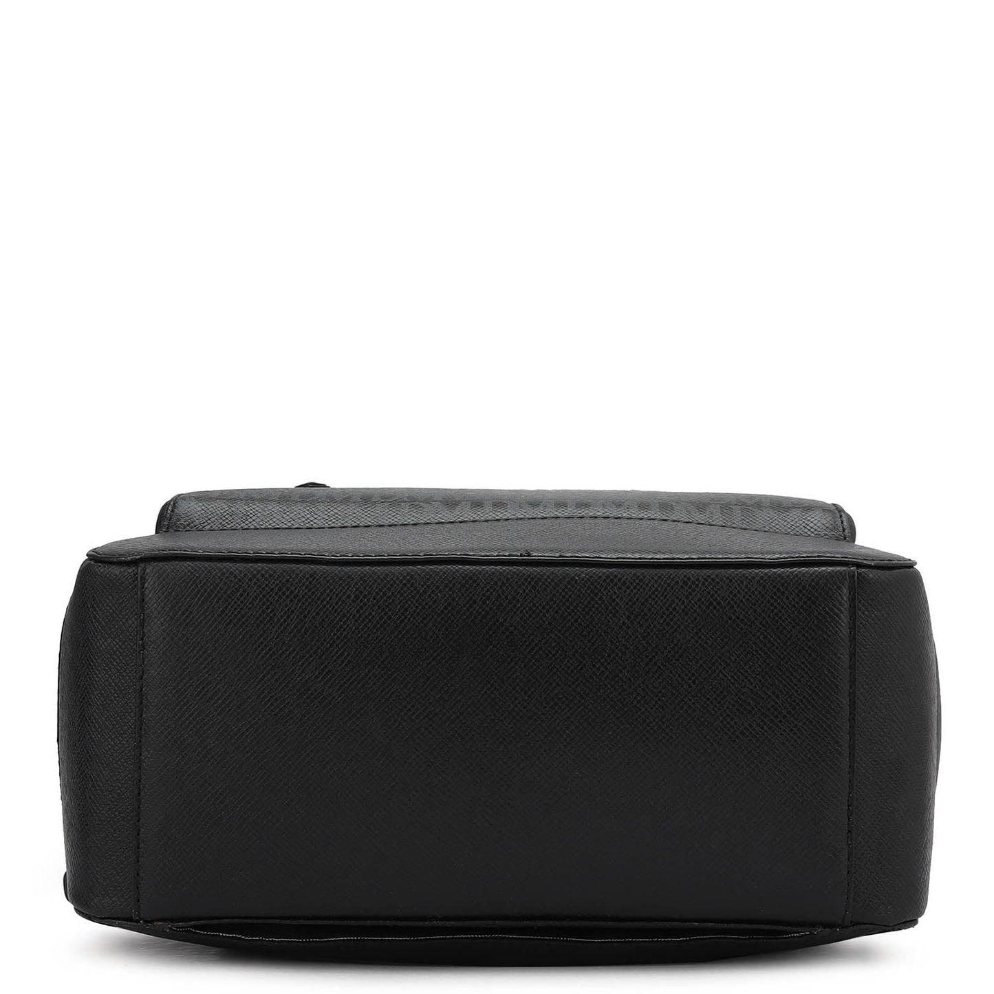 Monogram Franzy Leather Backpack - Black