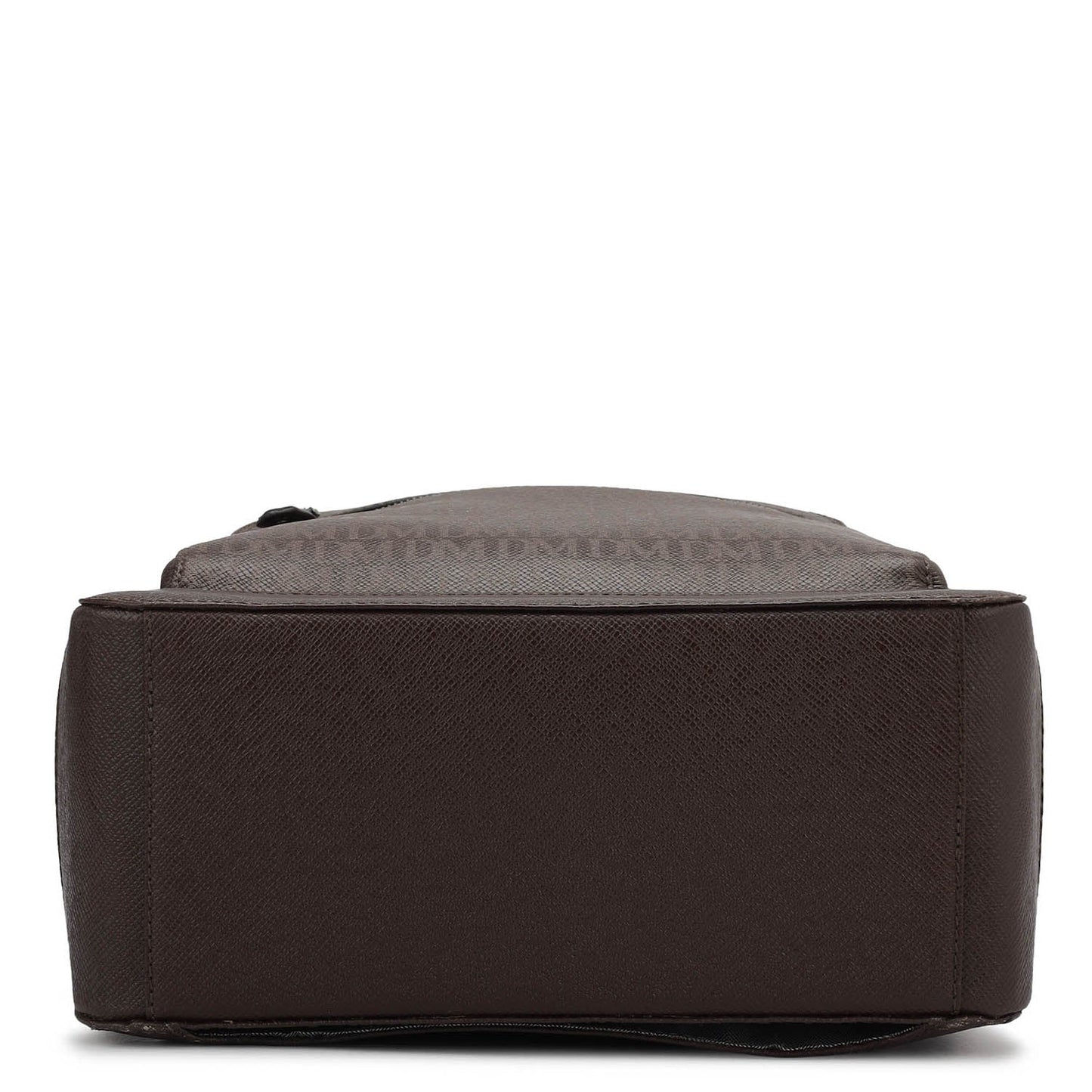 Monogram Franzy Leather Backpack - Chocolate