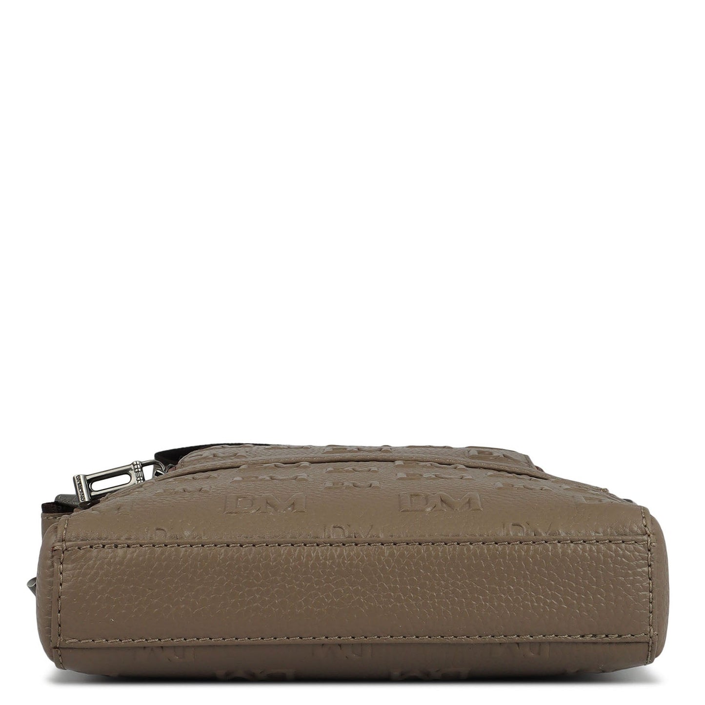 Monogram Wax Leather Men Sling - Greyish Taupe
