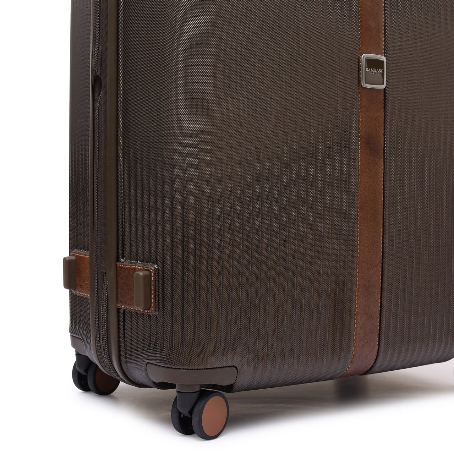 PC Elephant Leather Check-in Large Trolley - Bronze & Cognac