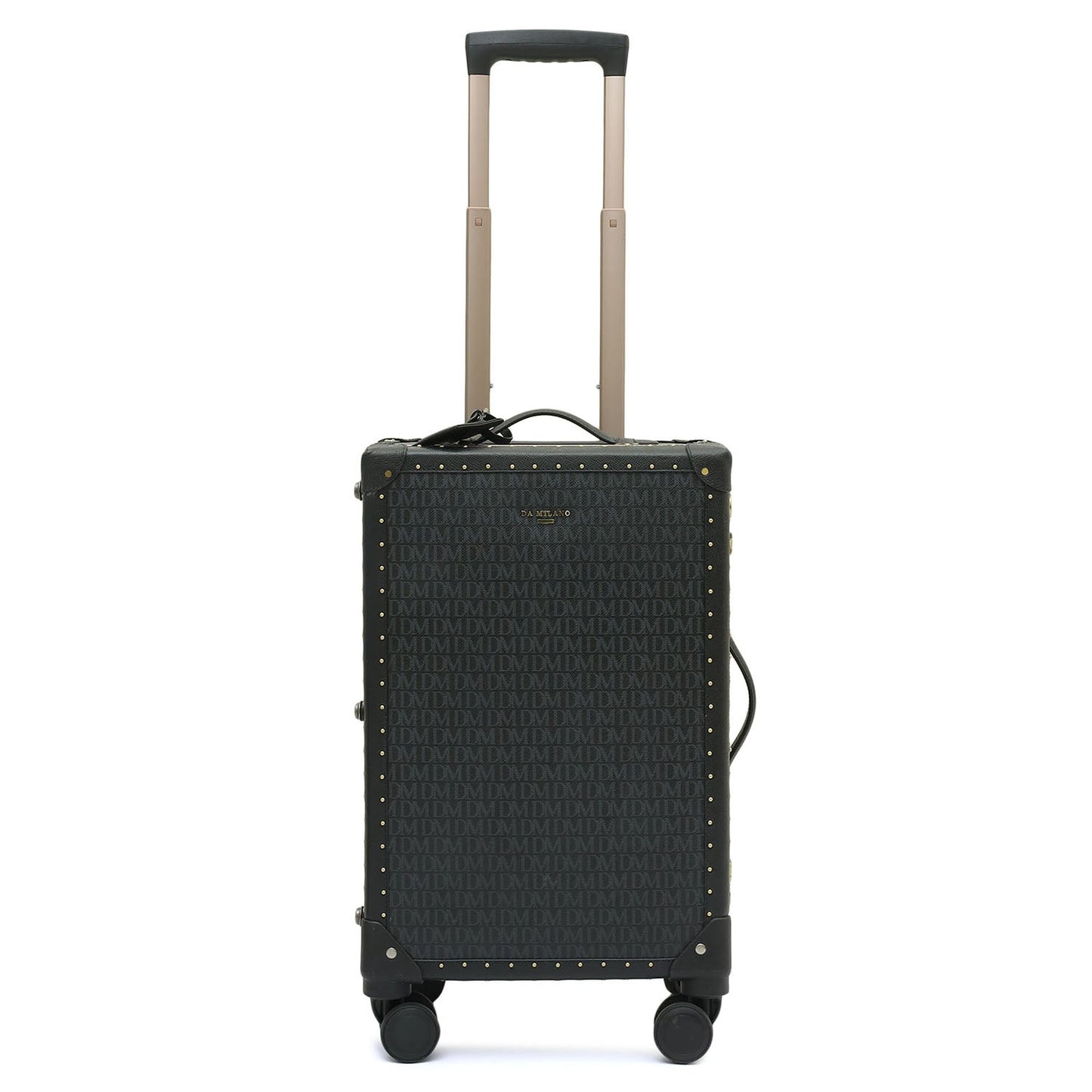 Monogram Franzy Leather Trunk Trolley - Black