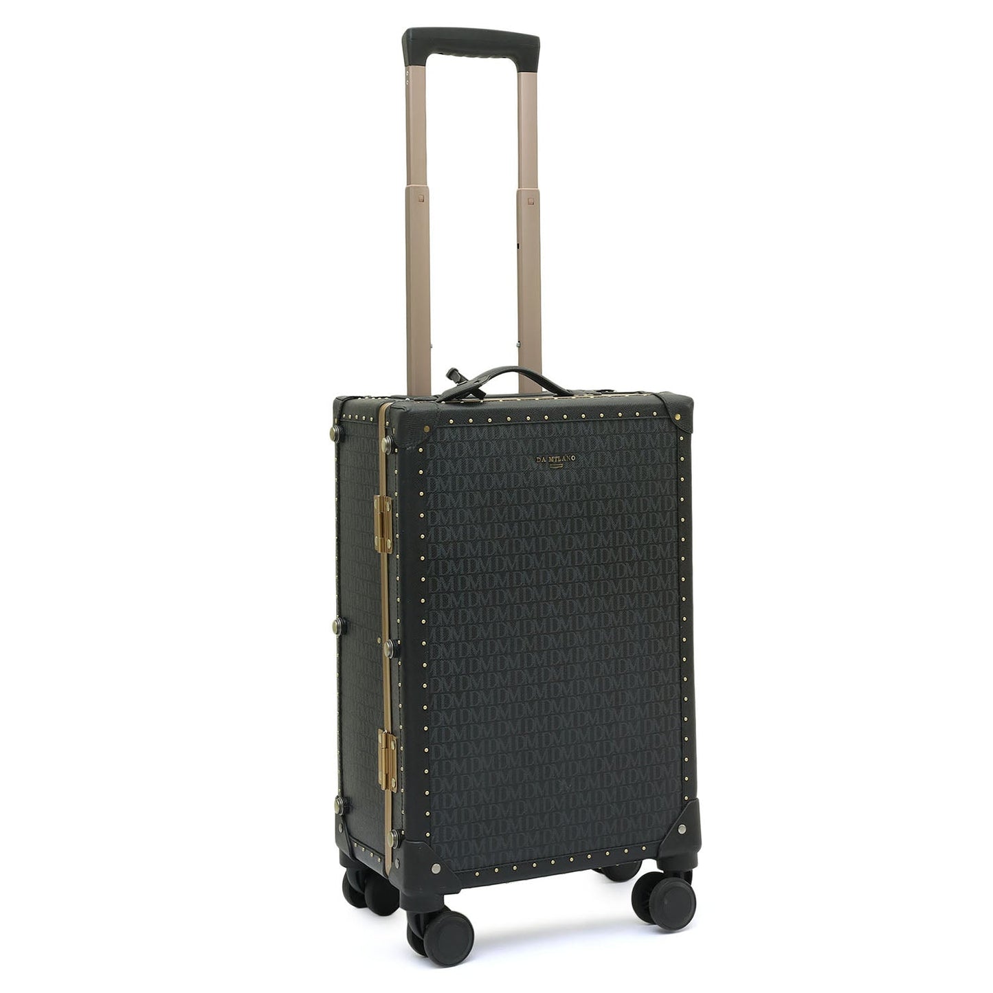 Monogram Franzy Leather Trunk Trolley - Black