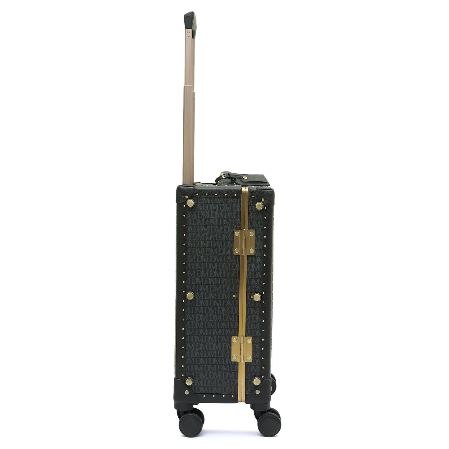 Monogram Franzy Leather Trunk Trolley - Black