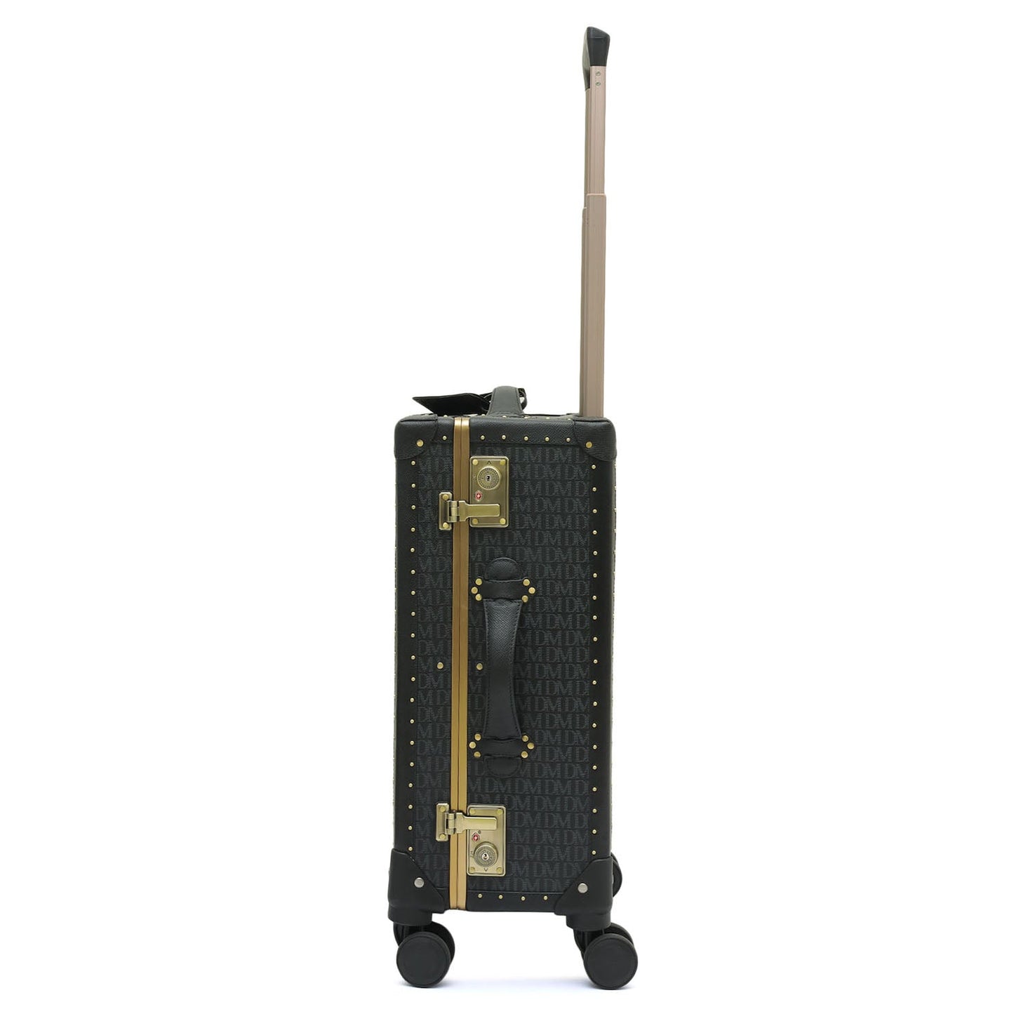 Monogram Franzy Leather Trunk Trolley - Black