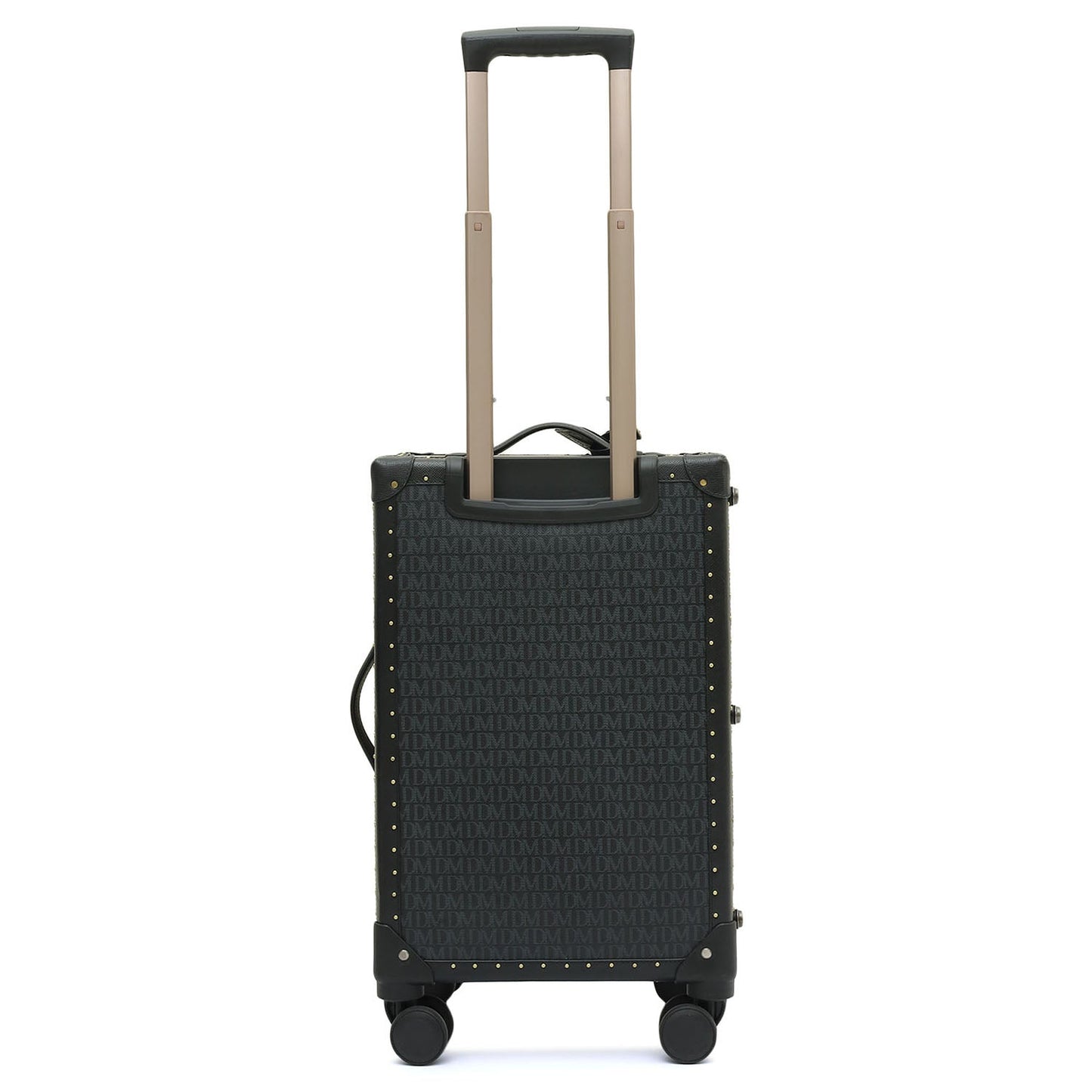 Monogram Franzy Leather Trunk Trolley - Black