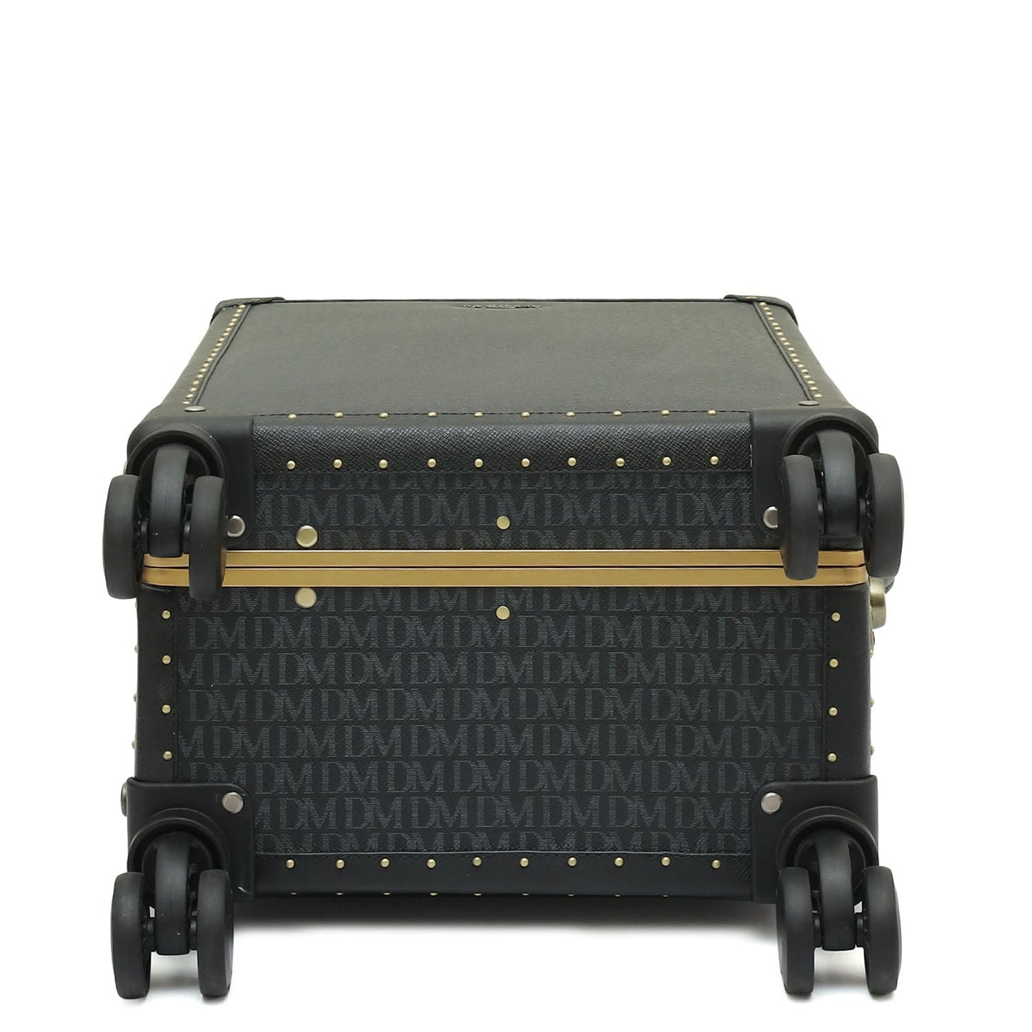 Monogram Franzy Leather Trunk Trolley - Black