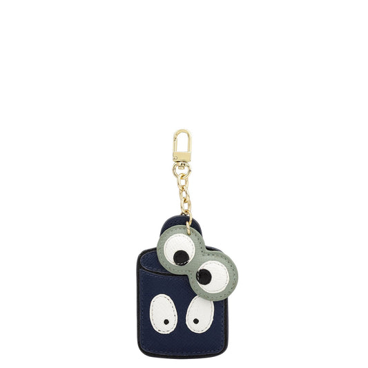Franzy Leather Bag Hanging - Ink & Blue
