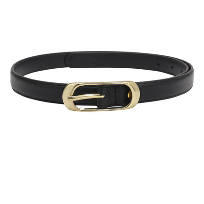 Casual Plain Leather Ladies Belt