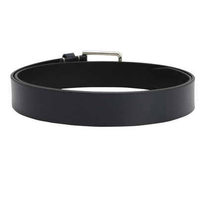 Casual Plain Leather Mens Belt