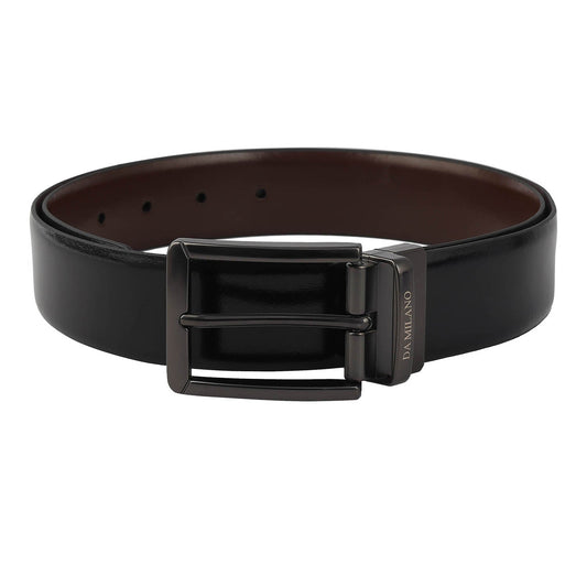 Formal Plain Leather Mens Belt - Black & Brown