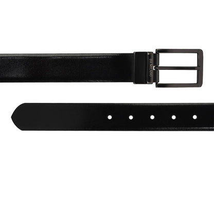 Formal Plain Leather Mens Belt - Black & Brown