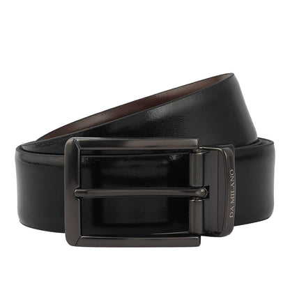 Formal Plain Leather Mens Belt - Black & Brown