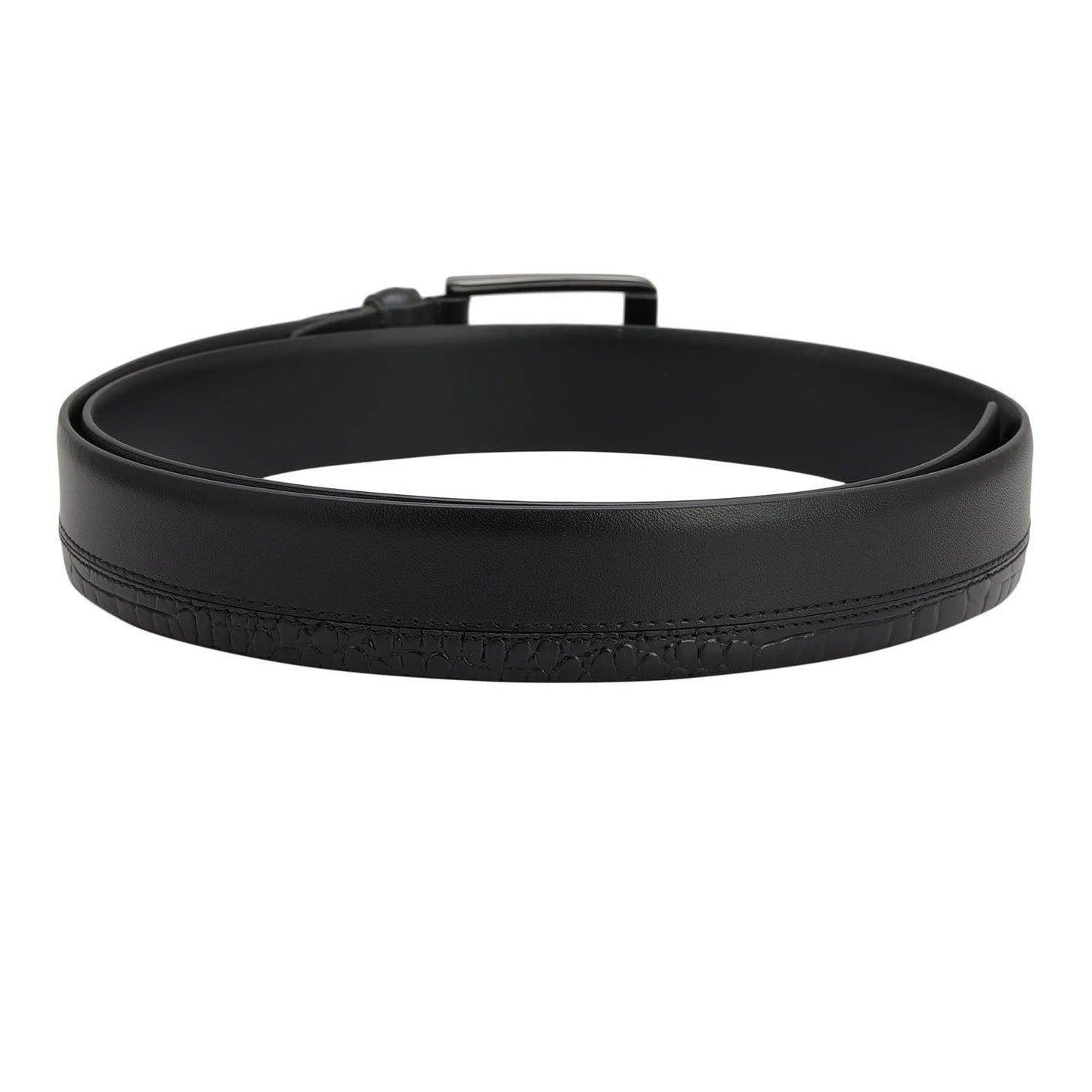 Formal Plain Croco Leather Mens Belt