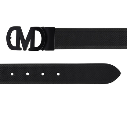 Casual Mat-Emboss Leather Mens Belt
