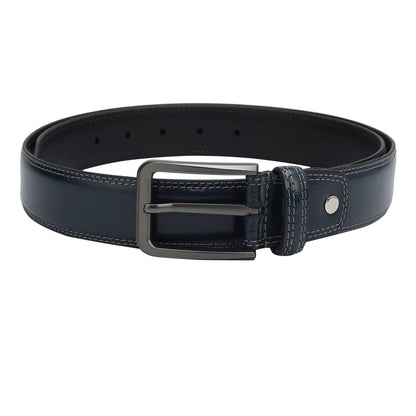 Casual Plain Leather Mens Belt