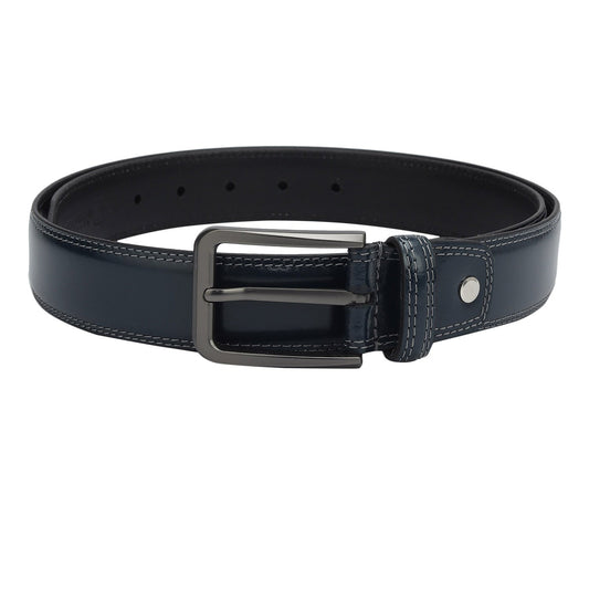 Casual Plain Leather Mens Belt