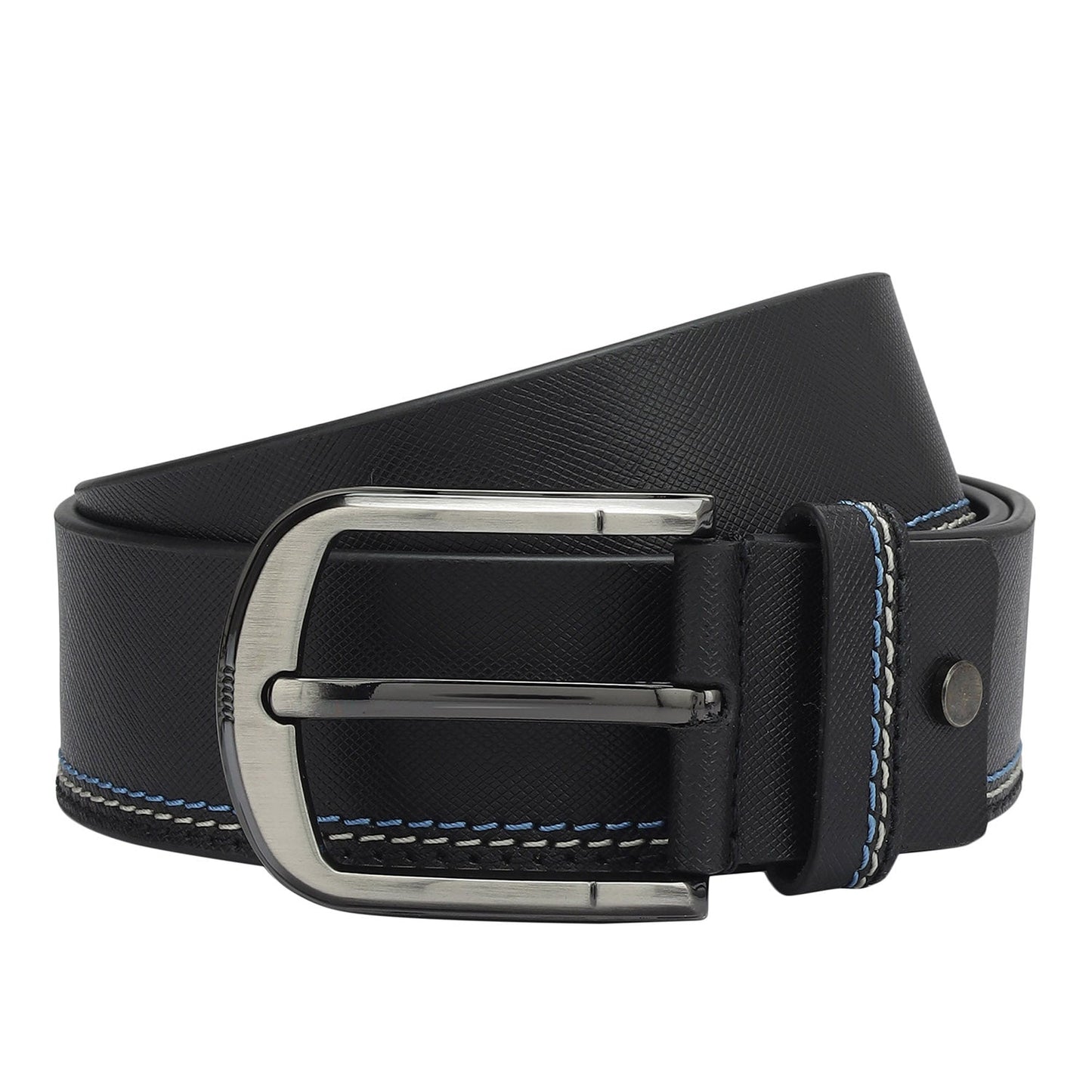 Casual Saffiano Leather Mens Belt